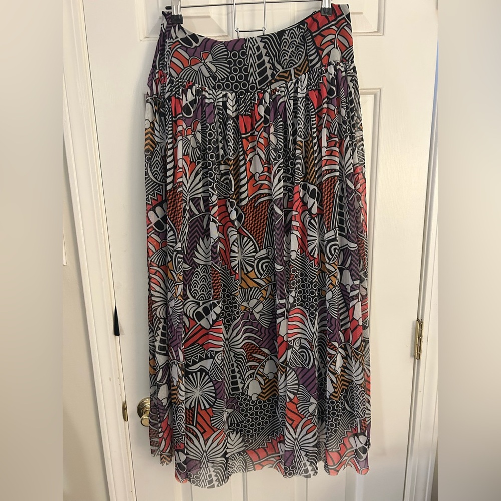 Anthropologie Multicolor A-Line Skirt